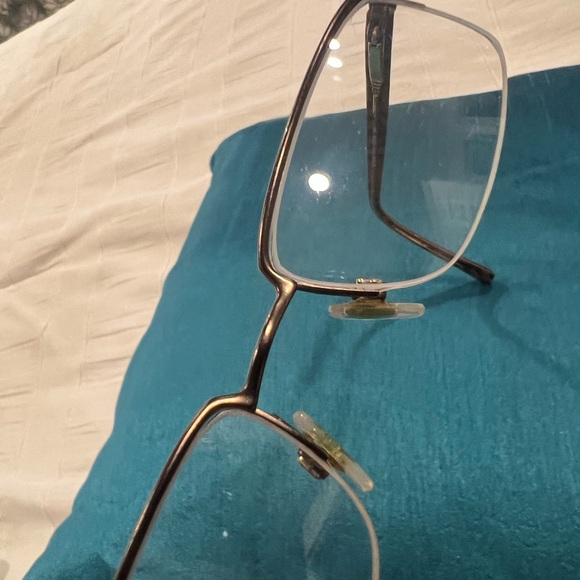 Burberry Gold Brown Classic Wire Frame Reading Glasses - Picture 5 of 14